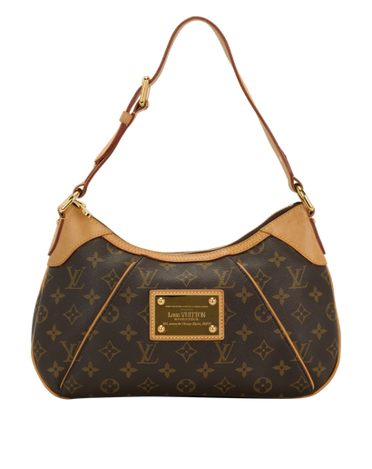 Thames PM, &pound;750, Handbags, Brown, Canvas, Front view